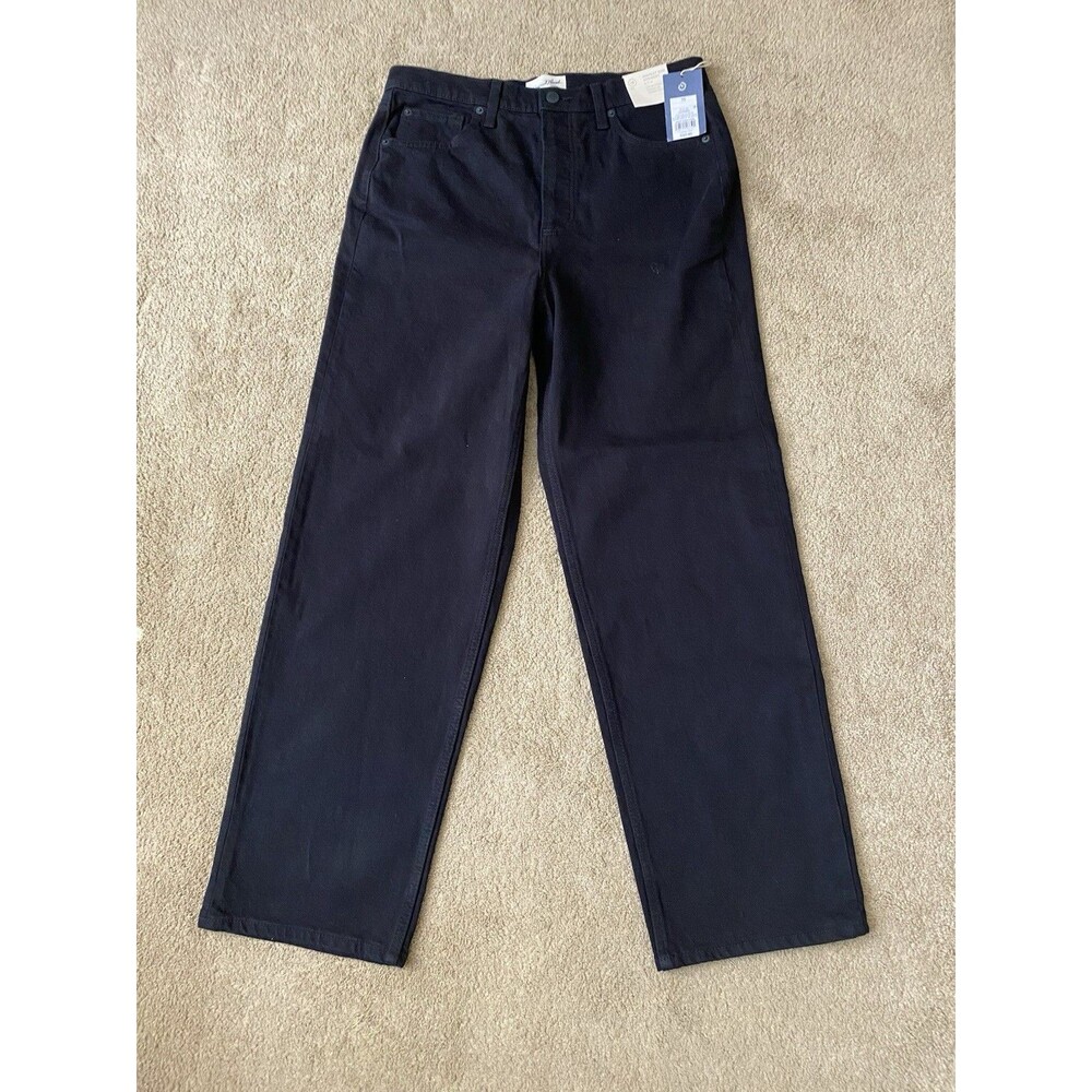 Universal Thread Highest Rise Straight Jeans Black Classic Staple Preppy Size 10